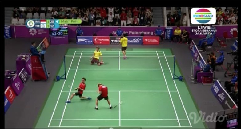Kereeen, 

Kevin/Marcus memastikan akan terjadi All Indonesian Final di sektor ganda putra #AsianGames2018 yang akan menghadapi Fajar/Rian 

#EaaaIndonesia 
#BadmintonDay 
#KevinMarcus