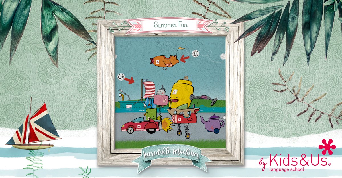 KidsSantAndreu's tweet photo. Les nostres màquines s’estan preparant per a un concurs molt important i només els nens i nenes del Summer Fun ens podreu ajudar. Esteu a punt? º
º
º
º
#kidsandusSantAndreu 
#summerfun
 #ExperienceTheEnglishWay 
#BeyondTheClassroom https://t.co/pWWnaFQ5vw