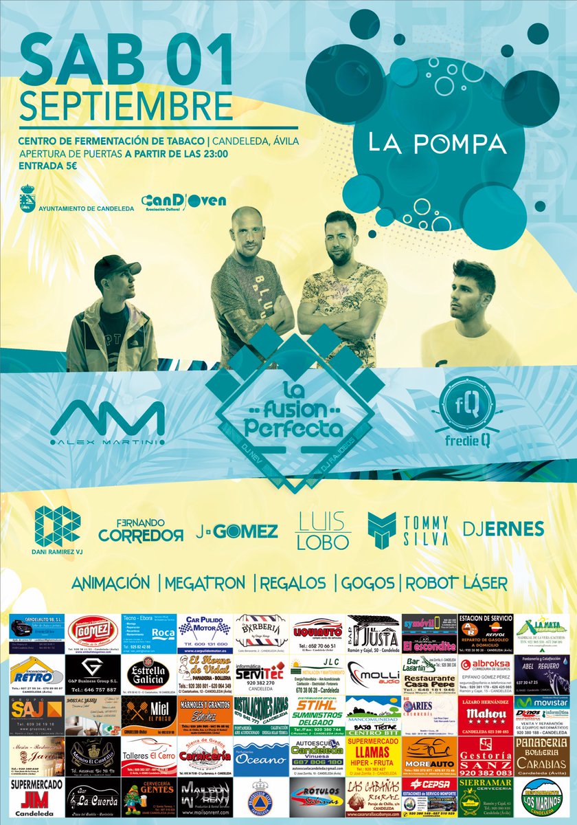 Este sábado llega LA POMPA