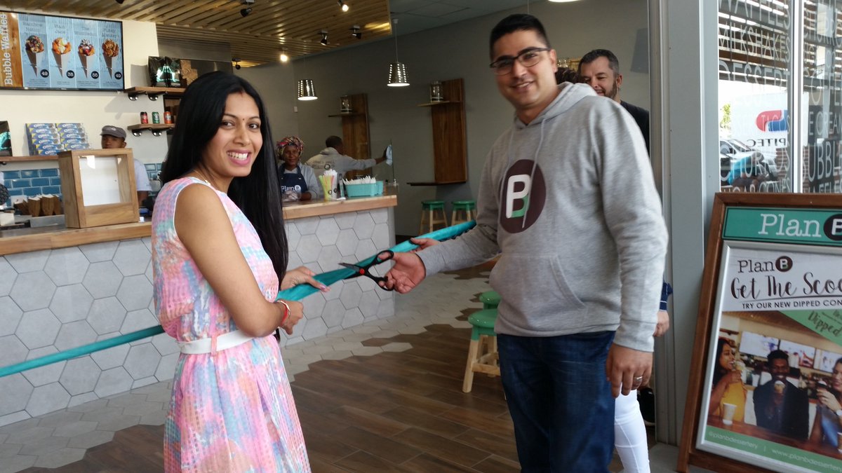 PlanBDessertery's tweet photo. Fans celebrated Plan B’s opening in Liberty Midlands Mall (PMB) on Saturday. Winners included Deidre Chetty, Desirae Chetty and Tamerra Jean-Rajmaun who received Plan B vouchers( R1000, R600 and R400). The Chetty sisters queued from 4PM on Friday! 47 fans also won bubble waffles. https://t.co/bWJURLnFRE