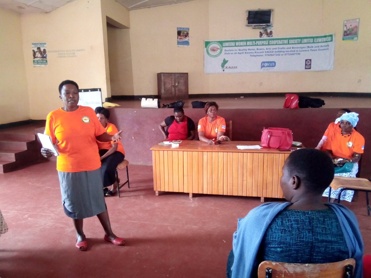 Cooperative mobilisation campaigns to recruit more members and raise awareness about the benefits of working in cooperatives taking place at katikamu youth center by LUWOMCO, EASSI and supported by FOKUS <a href="/eassigender/">EASSI Eastern Africa Sub Region</a> <a href="/FIDA_Uganda/">FIDA Uganda</a> <a href="/FOKUSkvinner/">FOKUS</a> <a href="/NAWOUga/">National Association of Women's Organisations Ug</a>