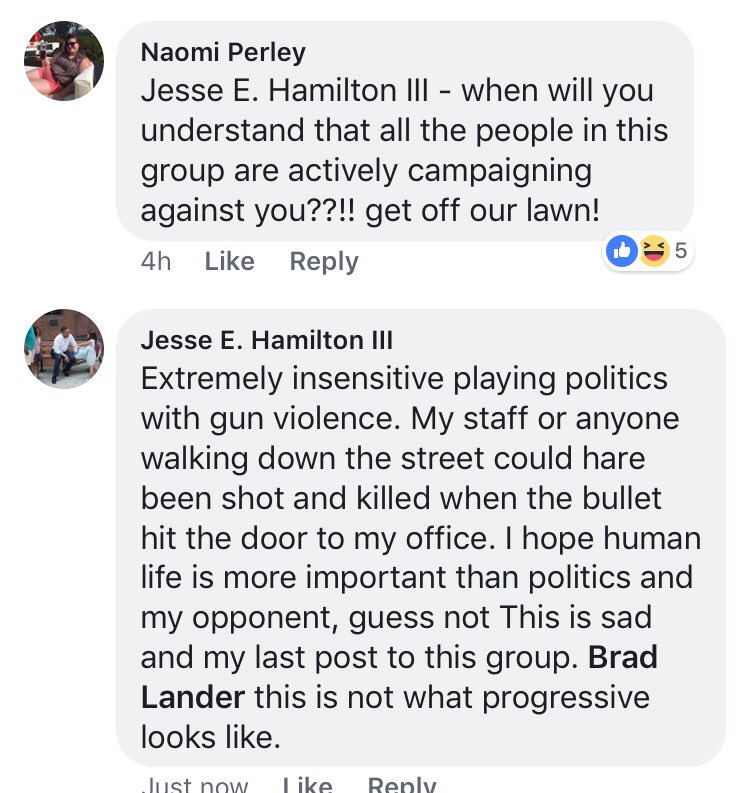 TyroneRealTalk4's tweet photo. @jaymart222 @KatieLusso @EanFullerton @SenatorHamilton @News12BK @NYPD71Pct @NYPDBklynSouth Smh, @bradlander Get Organized Facebook group made extremely insensitive remarks when Senator Hamilton posted about his peace march, his staff or anyone else could have died, 2 ppl were shot and they attack him in a vicious abusive manner with complete disregard to human life https://t.co/nNztj3K747