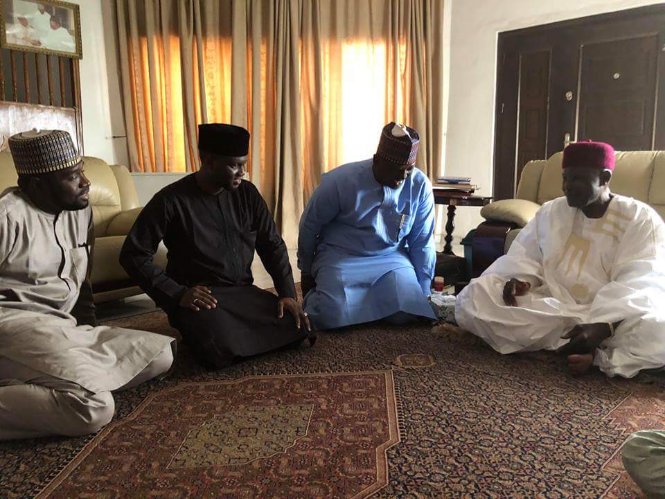 Hon_abdulsalam's tweet photo. Through our Homage visits, I earlier this Morning went straight to Our Fathers Residence, Alh. Galadima Modu Sheriff To solicit for His Fatherly prayers Too.
As An Elder States Man He also deserves Our Sincere Prayers, May Allah SWT grant him good health and bless all his past s https://t.co/kt9S8aW4qn