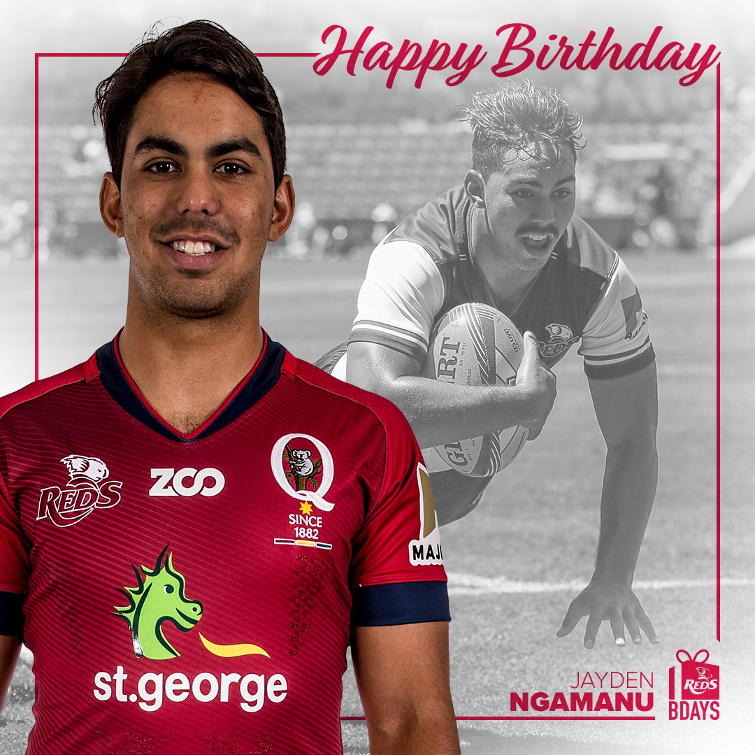 Reds_Rugby's tweet photo. #REDSBDAY | Happy birthday to https://t.co/4mSQR9Bfhc Queensland Reds and McInnes Wilson Lawyers Brisbane City player Jayden Ngamanu! https://t.co/iD6vSb2YPV
