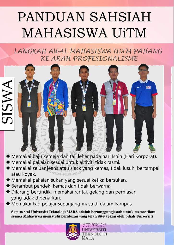 Smpp Uitm Pahang On Twitter Rt Twtmatkilau Ketika Mendaftar Kolej Nanti Pakaian Adalah Sahsiah Mahasiswa Uitm Ini Adalah Panduan Bagi Semua Jangan Lupa Kad Matr Twitter