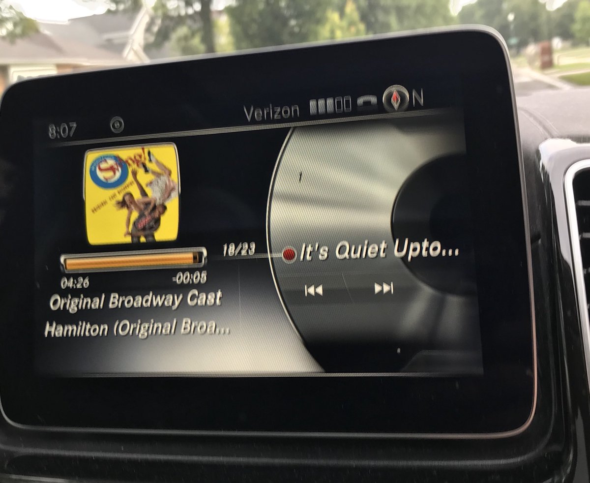 pbstitching's tweet photo. @Lin_Manuel why is my official, authentic CD for my beloved musical Hamilton always show a picture of something called “Swing” any time I play it in my car? 😂😂 Makes us laugh every time! https://t.co/Dt6ADTpDPA