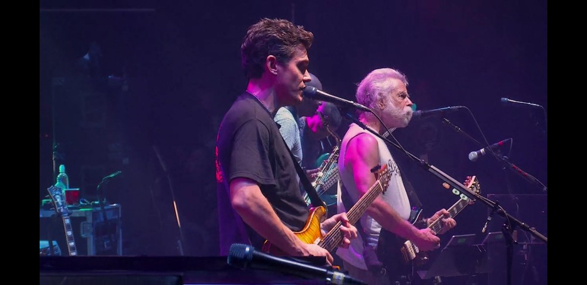 PLAYININTHEBAND's tweet photo. @locknfestival @j_lake10 @deadandcompany @JohnMayer "Now Mister Charlie told me, won't you like to know" August 26, 2018 #lockn2018 #lockn @deadandcompany https://t.co/zcDdkLlTjT