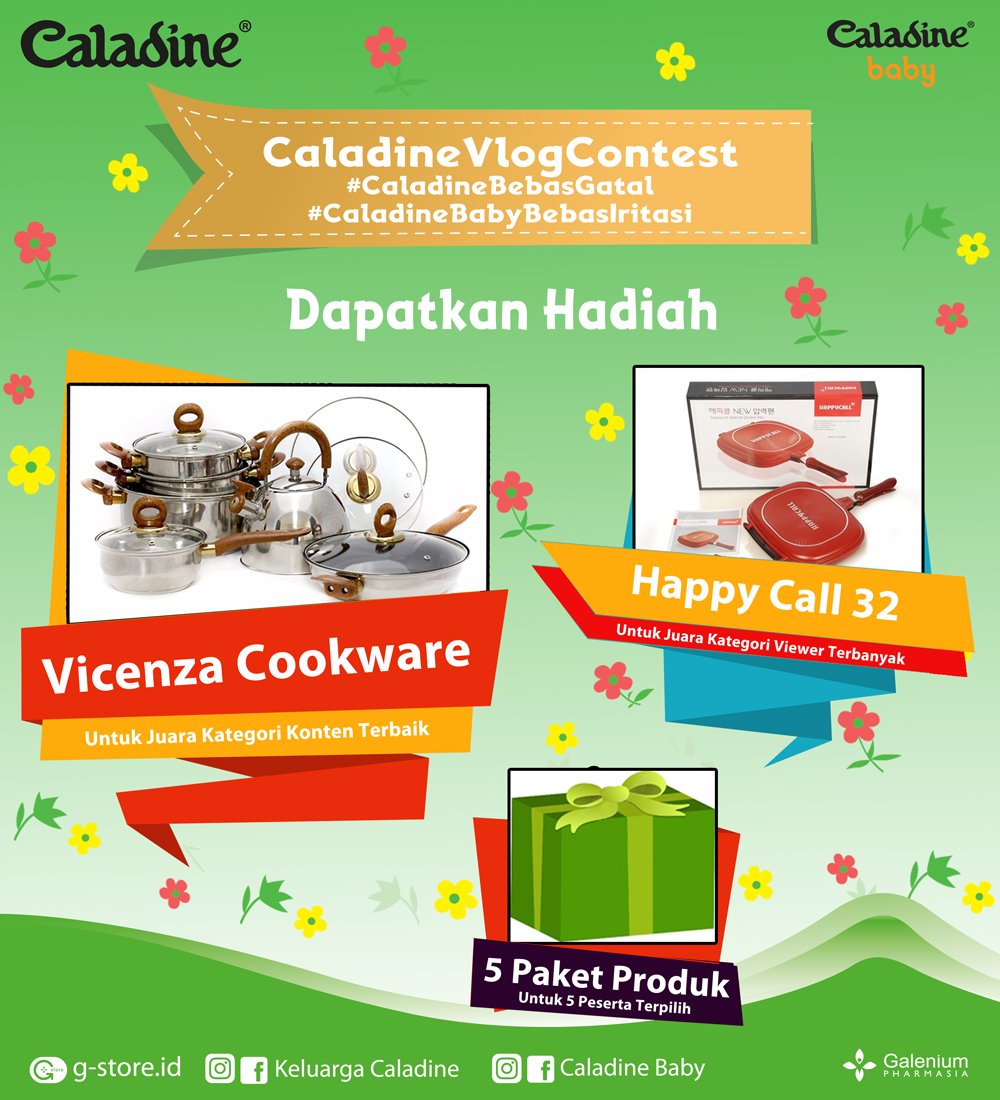 CaladineKu's tweet photo. Yuk, Bunda @JagonyaKUIS ikutan #CaladineVlogContest. Dapatkan berbagai hadiah menarik dari Caladine. Info selengkapnya : https://t.co/6P264eITNv #CaladineBebasGatal https://t.co/2tPdoNcGog
