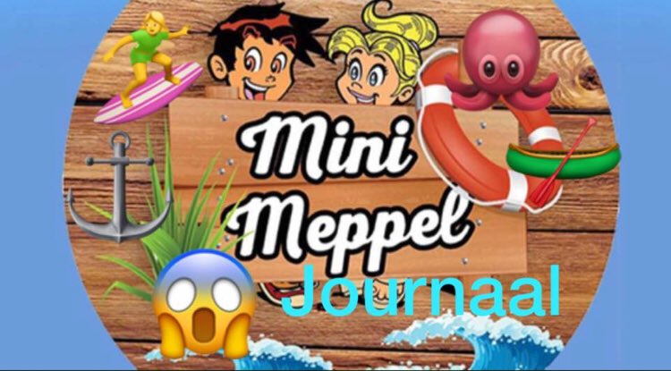 Vanaf morgen is het weer zover, het minimeppel journaal. Tot en met 31 aug. Om 6 uur in de ochtend, mis het niet!