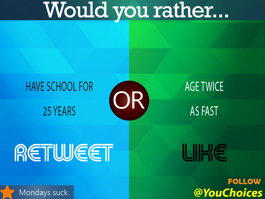YouChoices's tweet photo. School or age? https://t.co/mq4mmXRIS4