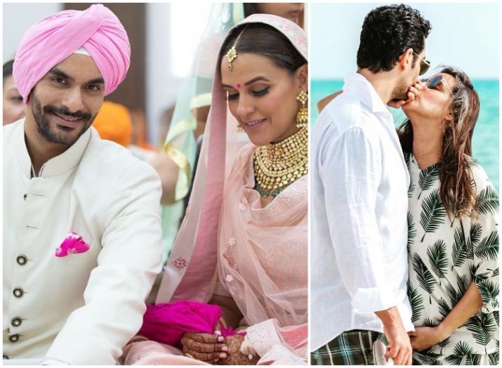 Angad Bedi wishes a very happy birthday to his world Neha Dhupia in this adorable post  
