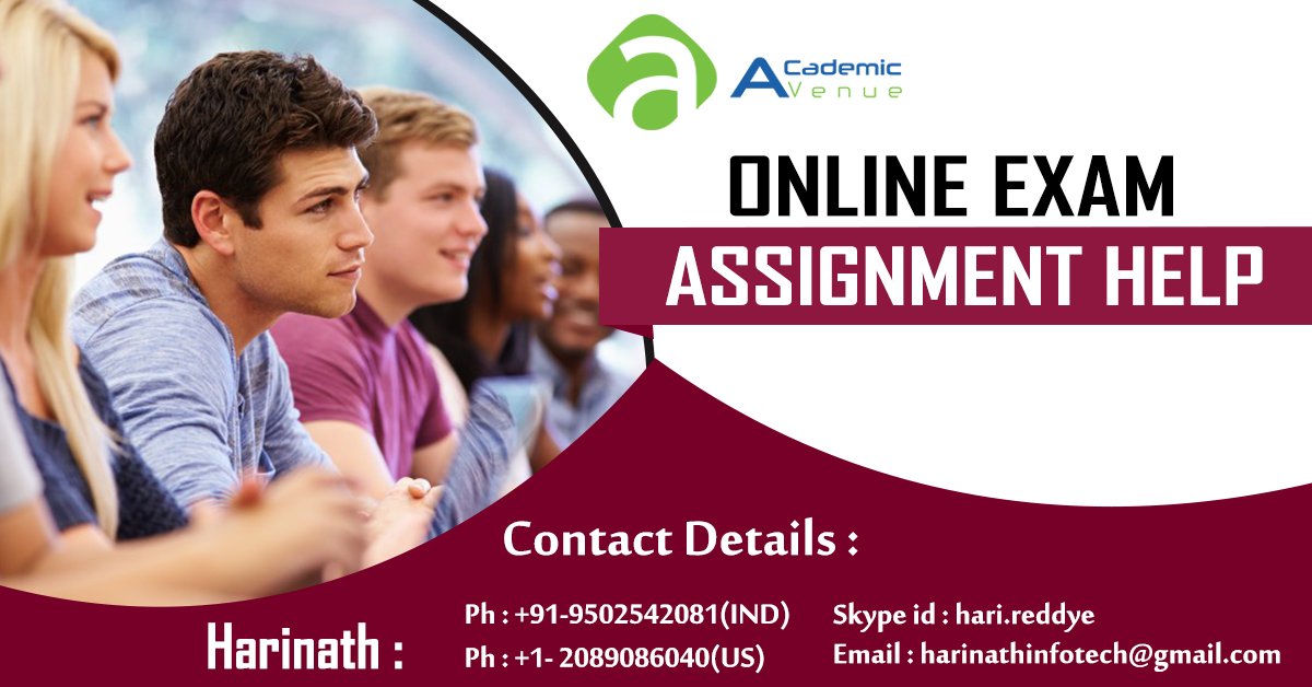 academic_avenue's tweet image. j.mp/2PB3c46
#AcademicAvenue provides Online Exam Help for students. Our Assignment help tutors are experts in giving you best assignment solutions with on time delivery.
#OnlineExamAssignmentHelp
#AssignmentWritingHelpService