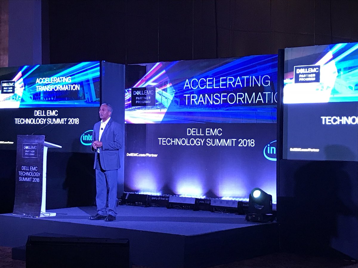 mishrasourabh01's tweet photo. Sri starting off the #DellEMCTechnologySummit at Hyderabad to a full house. @Sdesikachar @Gordo_164 @pillainithin @DellEMC https://t.co/Q1i04hW8F0