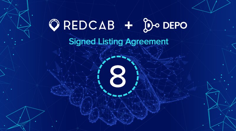 AssetifyNet's tweet photo. Depository Network signed listing agreement #8 for #DEPO platform with #RedCab.
https://t.co/Ev6Zi6Cakc https://t.co/Pn1lWhZBtQ