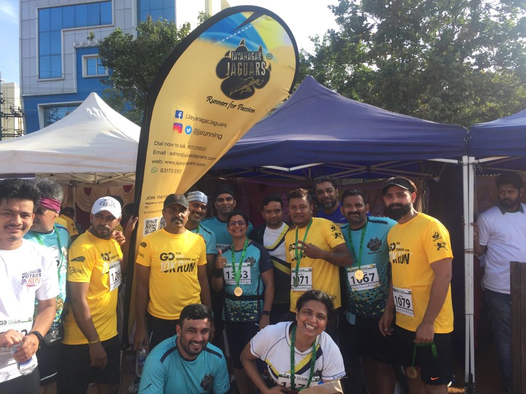 jjsrunning's tweet image. A sight to behold, that was #TheGameChangerBangalore&apos;s 10K and 5K run this 26th August! We were the training partners in both the categories of runs in Sahakar Nagar! We had 4 Jayanagar Jaguars pacers int he 10K run as well and we couldn&apos;t be more proud. #jjsrunning #CoachPramod