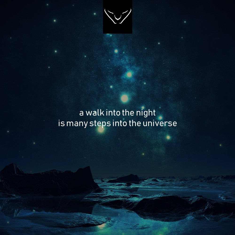 Download Starry Night Inspirational Quote Wallpaper | Wallpapers.com, image size:1000x999