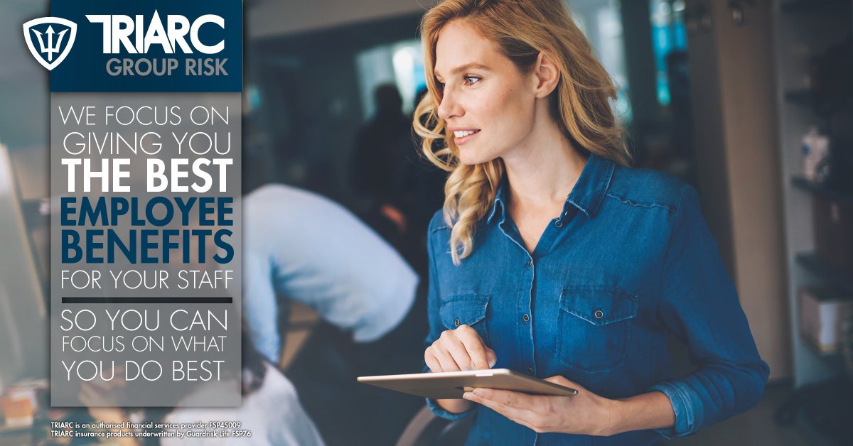 Adaptable to your Business. Speak to your INDEPENDENT FINANCIAL ADVISOR to get the perfect Triarc Benefits for your Employees. 
Call 087 231 0222 or Visit triarc.co.za