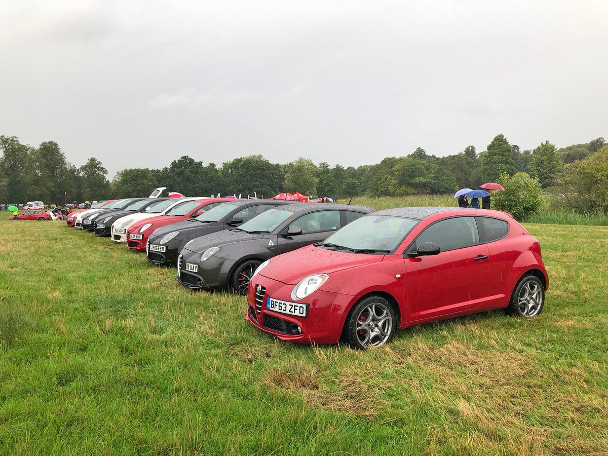 MitoRegister's tweet photo. Cracking turnout at MITCAR from MiTo owners despite pretty terrible weather! Well done to all who attended and organised the event - lots of pictures (not just MiTos!) uploaded to our gallery here https://t.co/A7nogNxv03  @AROC_UKofficial @AROCeastmids @V8flyby @Alex_JL29 https://t.co/JTqOttbEkP
