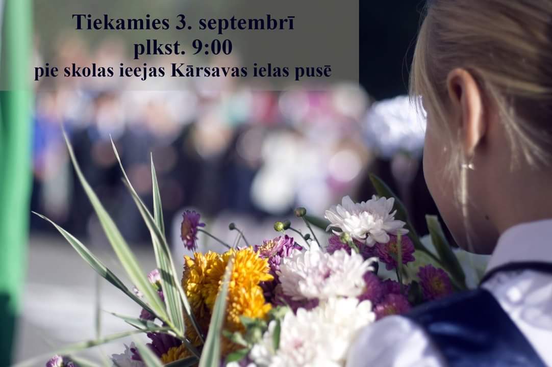 Jaunais mācību gads sākas tieši pēc nedēļas! Tiekamies 3.septembrī plkst.9:00!