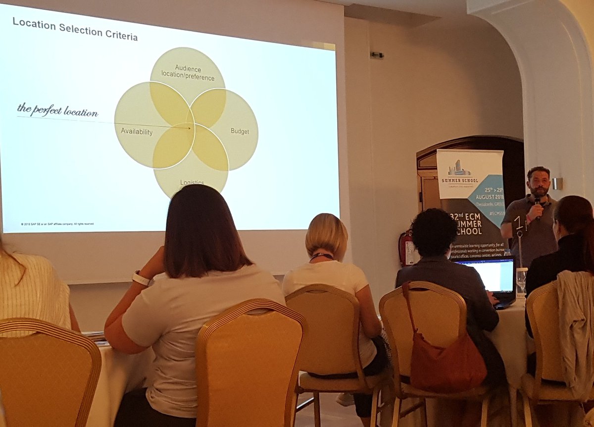 RombautEef's tweet photo. Venues matter. Look at them in a different way and give your customers a 5* experience. #ECMSS18 #decisionmakingprocess #MathiasSondermann @meetinflanders https://t.co/mMYPfV11de