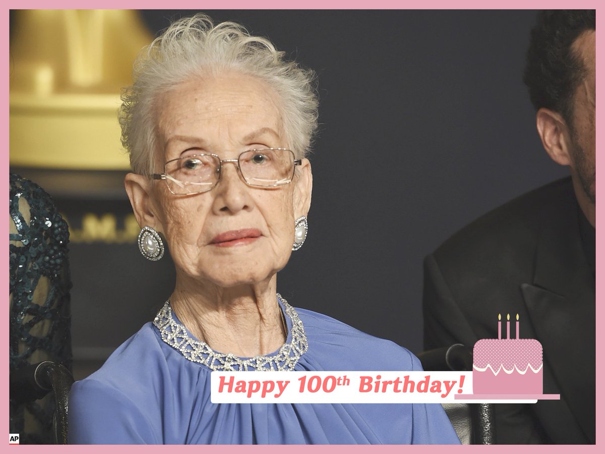 #NASA 의 수학자 캐서린 존슨의 100세 생신을 축하드립니다! 1918년 8월 26일에 태어난 존슨은 아폴로 11호의 이착륙 궤도를 직접 계산한 천재 수학자인데...
