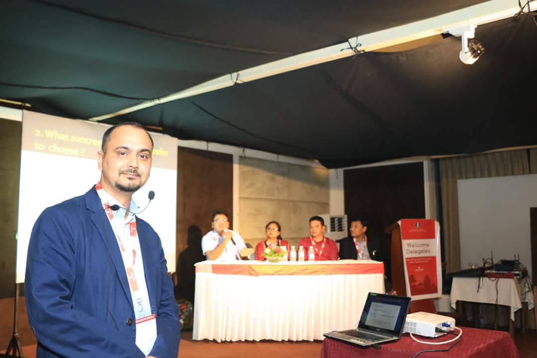 ParajuliSudip's tweet photo. moderating session on correct use of sunscreen for members of SODVELON https://t.co/O14pEDzloA