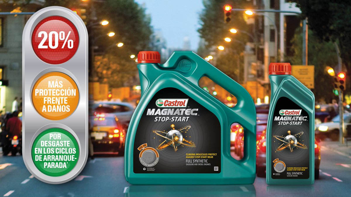 Cada vez que arrancas y paras, estás desgastando tu motor. Protégelo con Castrol MAGNATEC STOP-START.