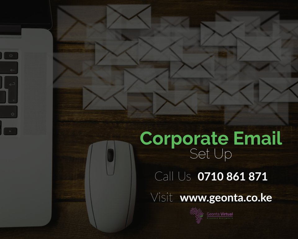 geontavirtual's tweet photo. Corporate/Domain Emails build customer trust and make your company look professional.
Dial 0710861871 now and have us set one up for you!
#MondayMotivation  #checkpoint #BillyNaMbaruk https://t.co/JXlH8KbGKX