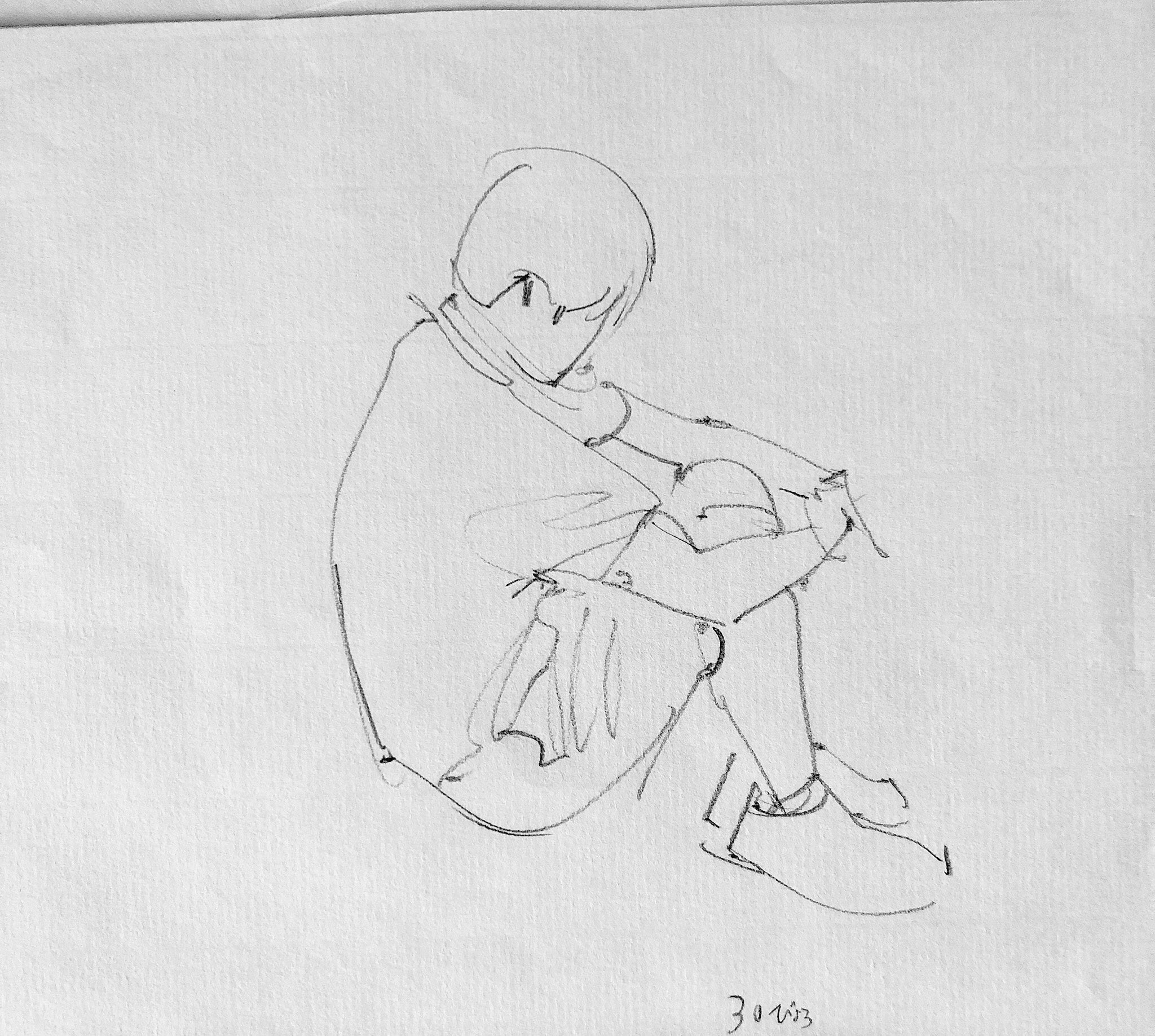 Twitter 上的 下田スケッチ 絵の描き方 第10回魅力を探るスケッチ塾 30秒クロッキー 細かなディテールを飛ばして全体の流れやバランスを見なくてはいけない描き方 人物クロッキーに慣れている人にはオススメ ですが そうでない人は一度10分の人物クロッキー