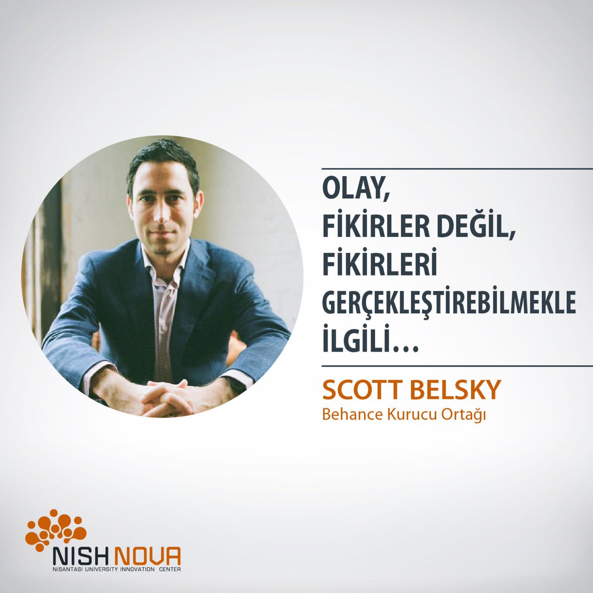nish_nova's tweet photo. Hayallerinizi harekete geçirmeye başladığınızda hayalleriniz hayalden gerçekliğe evrilecekler. Scott Belsky’nin de dediği gibi: “Olay; fikirler değil, fikirleri gerçekleştirebilmekle ilgili...” #nishnova #girisimcilik #entrepreneurship #startup #motivation #dream #scottbelsky https://t.co/kDtU2cKTco