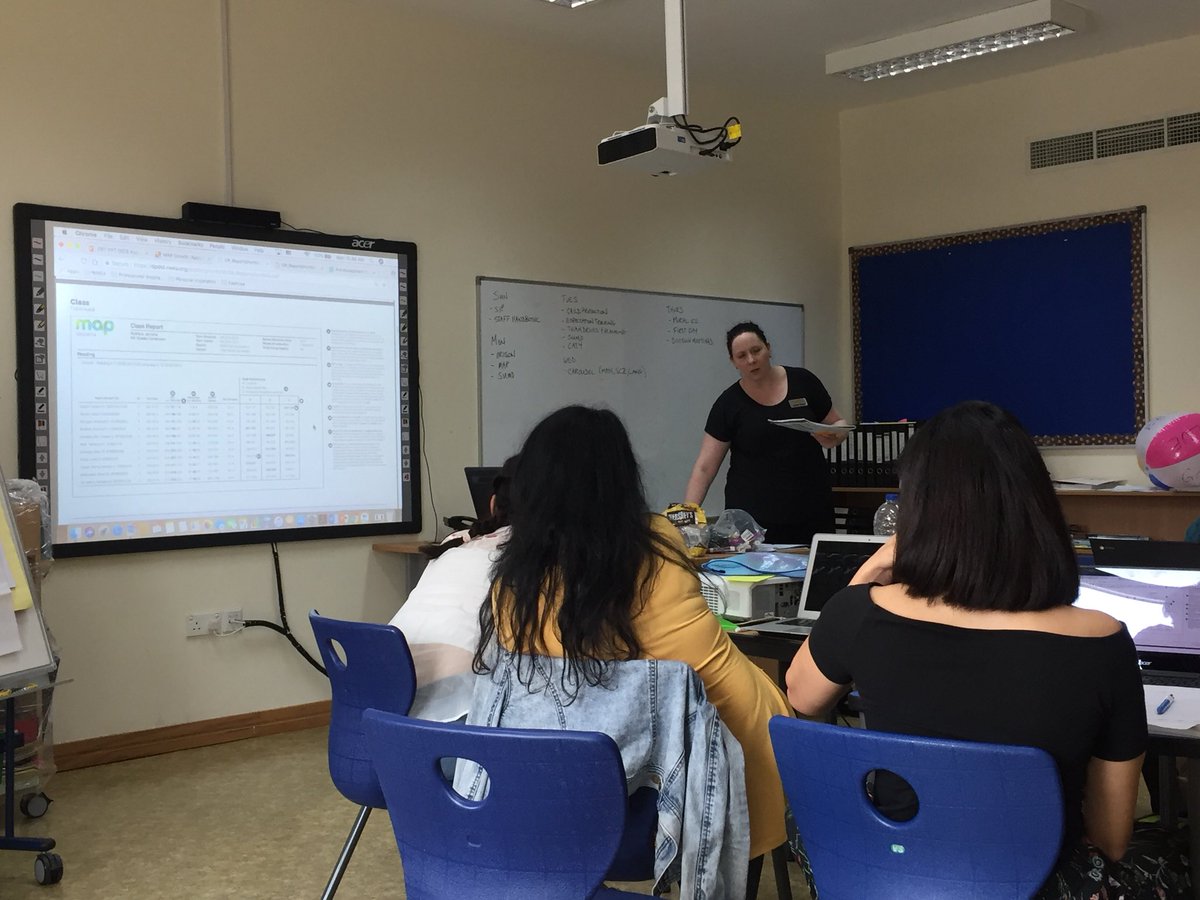 OICS_Dubai's tweet photo. Thank you to Jessica from NWEA. Staff receiving training to help with MAP and data driven instruction to reach all of our students @KHDA https://t.co/UEJ8dEsyPu