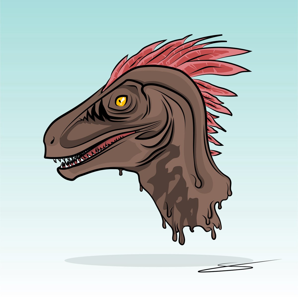 stef_stud's tweet image. Graou graou le Dino #Utharaptor