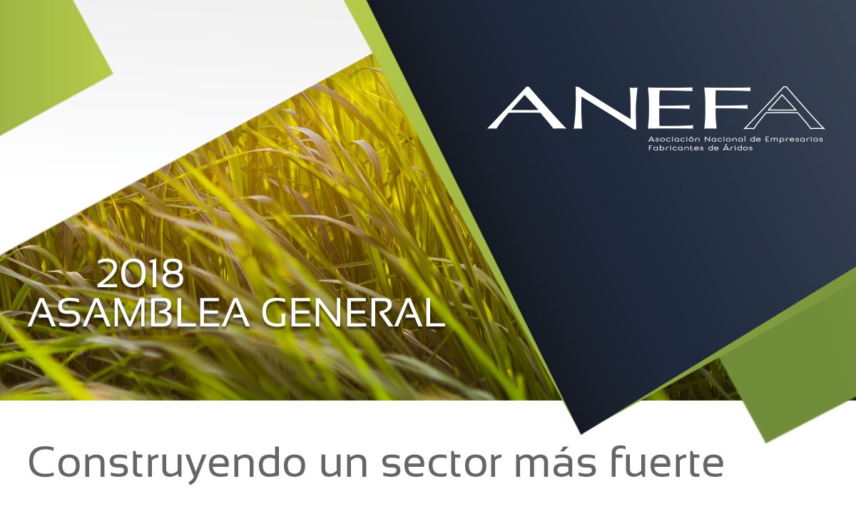 Asamblea General ANEFA 2018
23 de octubre , Santiago de Compostela
Palacio de Congresos y Exposiciones – C/ Miguel Ferro Caaveiro s/n

Más información en el siguiente enlace goo.gl/AwsUTk