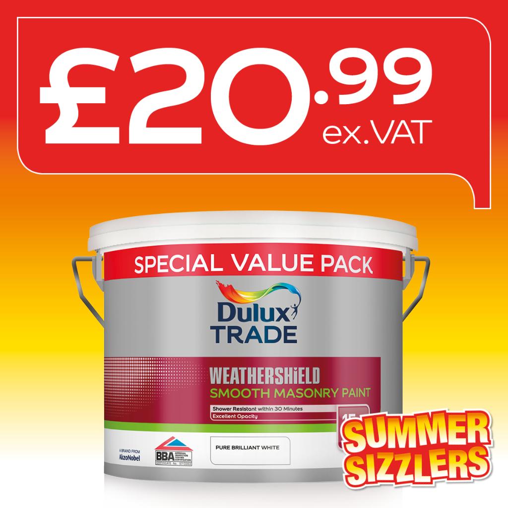DuluxDecCentre's tweet photo. Did you know this is #showerresistant within 30 minutes after #application? That's lucky with the typical British weather π
Offer available on 7.5L, PBW & Magnolia in store and online: https://t.co/RdR4v9VKWn https://t.co/TC1LCHBlPc