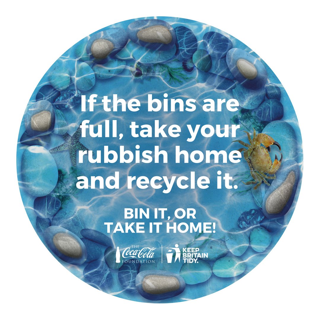 Help us tackle #beachlitter, take your rubbish home and recycle what you can. keepbritaintidy.org/cocacolabeachi… <a href="/CocaCola_GB/">Coca-Cola GB</a>