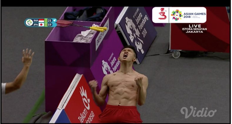 Indosiar's tweet photo. YAAAAAA!!!!!

JOJO BERHASIL LOLOS KE BABAK FINAL!!!!!! 

#EaaaIndonesia 
#BadmintonDay 
#JonatanChristie https://t.co/DMLCFecjNx