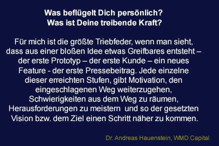 wmdcapital's tweet photo. Eine Frage and Dr. Andreas Hauenstein, Geschäftsführer WMD Capital: Was beflügelt Dich persönlich? Was ist Deine treibende Kraft? #Founder #Startup #Power #Vision #Entrepreneur #Fintech https://t.co/3cs8mxY78e