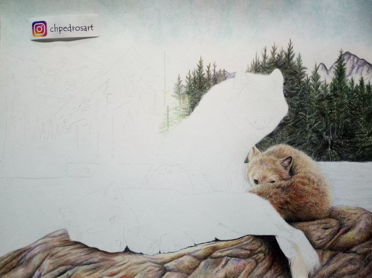 En proceso.

Work in process.

#Sketch #Drawing #Picture #ArtWork #Portait #Dibujando #PencilsAcademy #OriginalArt #WorldOfPencils #Dibujo #ColoredPencil #DrawSomething #Creative #Pencil #Drawings #ArtChange #Draw #WaterColors #ArtOfTheDay #ArtNature #AnimalArt #Wolf