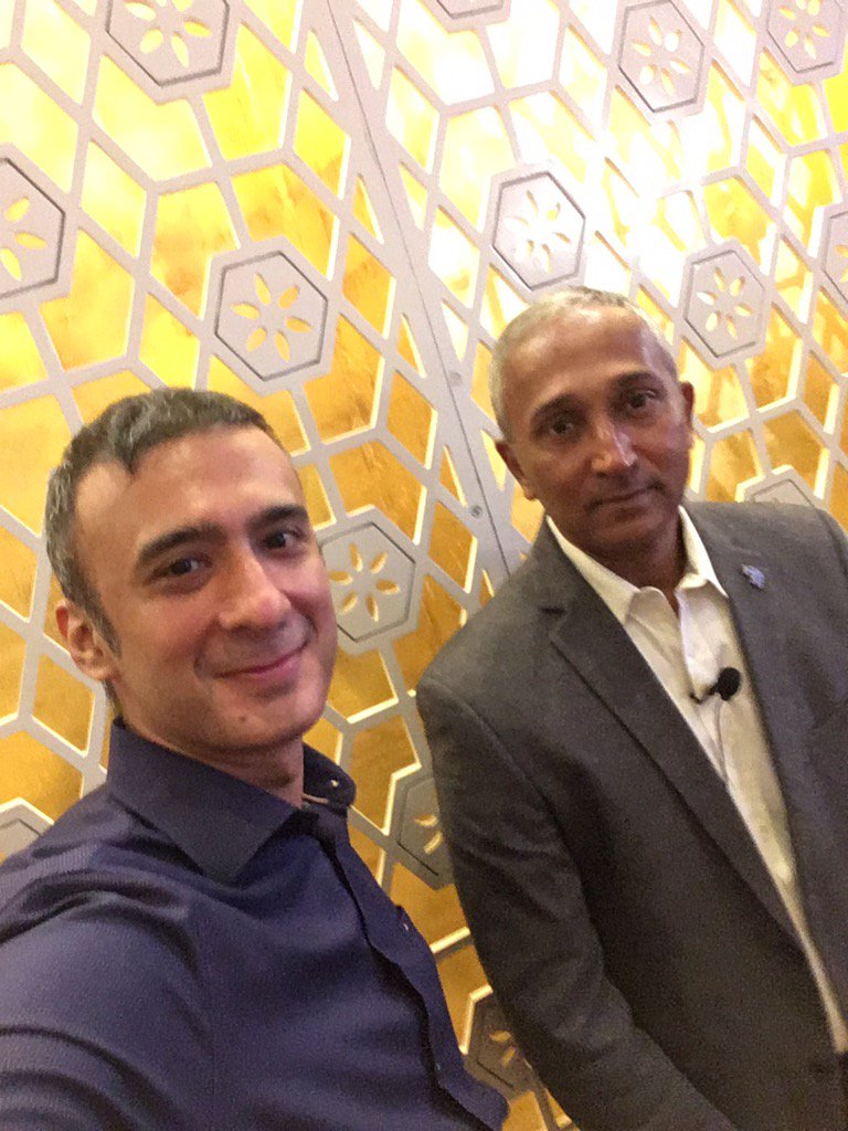 prembajaj's tweet photo. #DellEMCTechSummit2018 @Sdesikachar #birthday https://t.co/GK7BhIdNMM