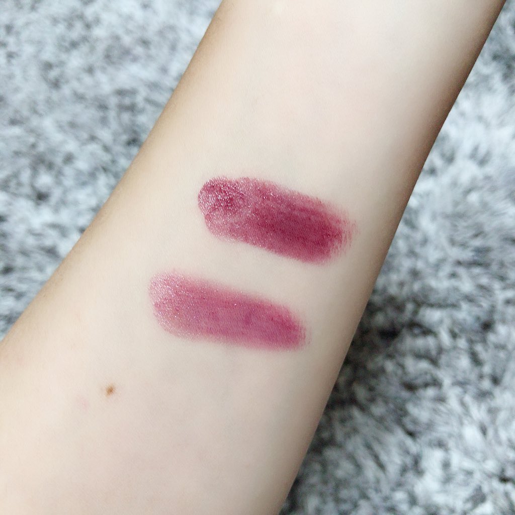 える on Twitter &quot;RMKの秋リップ01と似てる感じがしたので比べて見たら全然違いました😳！ (上)kiss (下)RMK