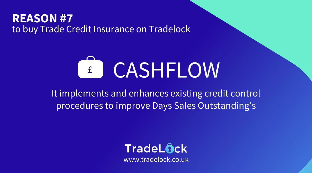 TradelockCover's tweet photo. Top reasons to buy Trade Credit Insurance on #tradelock
REASON 7/10 -----> CASHFLOW
https://t.co/WuzOn9KQcd
#sme #tradelock #risk #tci #insurance #uk #startup #profitability #cashflow https://t.co/3fVWtsWqjI