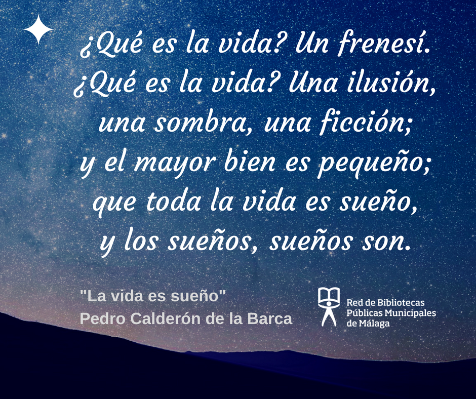 BibliotecasMlg Twitterissä: "✒️Pedro Calderón de la Barca (1600-1681) fue  un dramaturgo barroco del Siglo de Oro español. Segismundo se cuestiona  sobre el sentido de la vida, considerada como un simple sueño, la