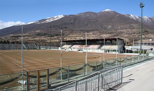 CasteIDiSangro's tweet photo. The Stadium: Stadio Teofilo Patini (4,000 capacity ground with 3,000 seats)  

In 1996 the Stadium opening was delayed until December due to slow works as a result of the harsh weather &amp; ill treatment of the surface #FM19 https://t.co/GH5tOrpJZz