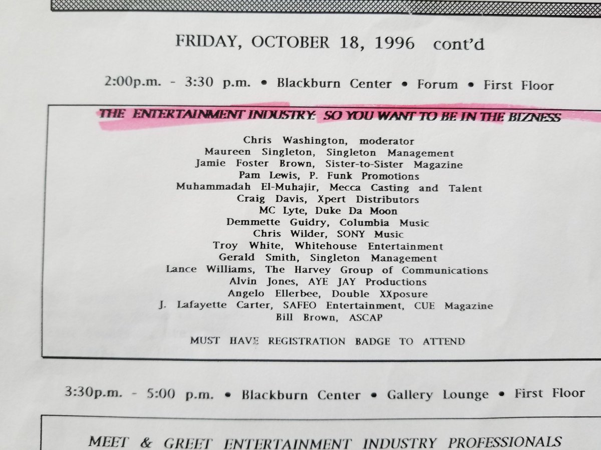 Lancealotlinks's tweet photo. My invitation to participate in the @HowardU SoC 1996 Job Fair as invited by Ms. Carol Dudley. Eternally grateful to her for allowing me to be there. Praying things work out for her today #BringBackMsDudley https://t.co/ZmmCvbj6FK