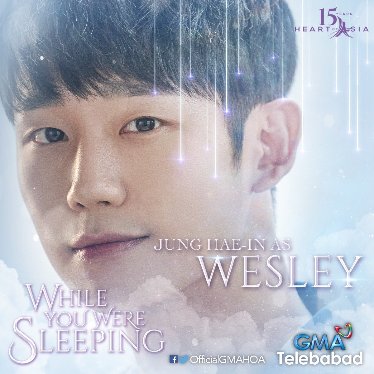 OfficialGMAHOA's tweet photo. Magsisimula na ang bago nating kagigiliwan tuwing gabi! #WhileYouWereSleeping, airing tonight after 'Inday Will Always Love You!' https://t.co/ler7IyuT9q