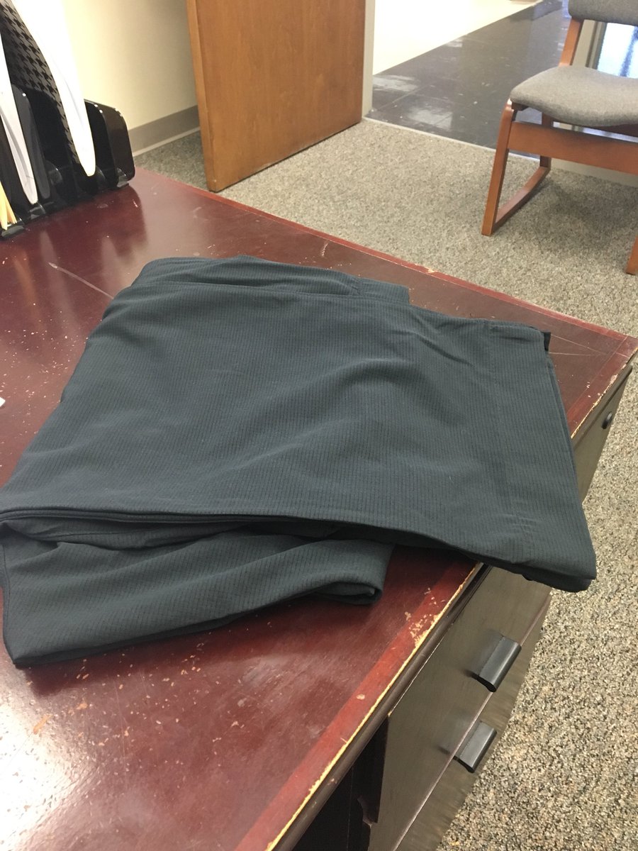klaykoester's tweet photo. It’s about that time. #GamePants #LookGoodFeelGoodCoachGood @UVaWise_FB #BackInBlack https://t.co/WMa0uuNUVj