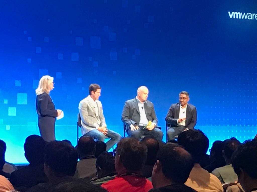 hcltech's tweet photo. At the #VMWorld partner forum, our CTO - IT services, @kklive, shared how cloud native, programmable and software defined infrastructure is the future, and how the HCL- @VMware partnership is enabling it for our customers. https://t.co/cYCVvoNRsN
