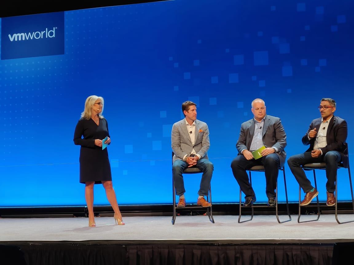 hcltech's tweet photo. At the #VMWorld partner forum, our CTO - IT services, @kklive, shared how cloud native, programmable and software defined infrastructure is the future, and how the HCL- @VMware partnership is enabling it for our customers. https://t.co/cYCVvoNRsN