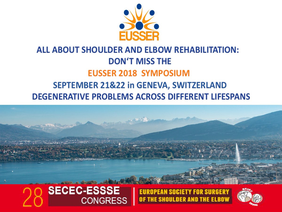 jelleheisen's tweet photo. Proudly to present that I’m invited to speak again @EUSSERBOARD Symposium 2018 at 21 &amp; 22 september in Geneva! Nice program scheduled! Subscribe at https://t.co/rrmujCY6mk
 #shoulder #elbow #physiotherapy #rehabilitation https://t.co/NkRrmpLxtF