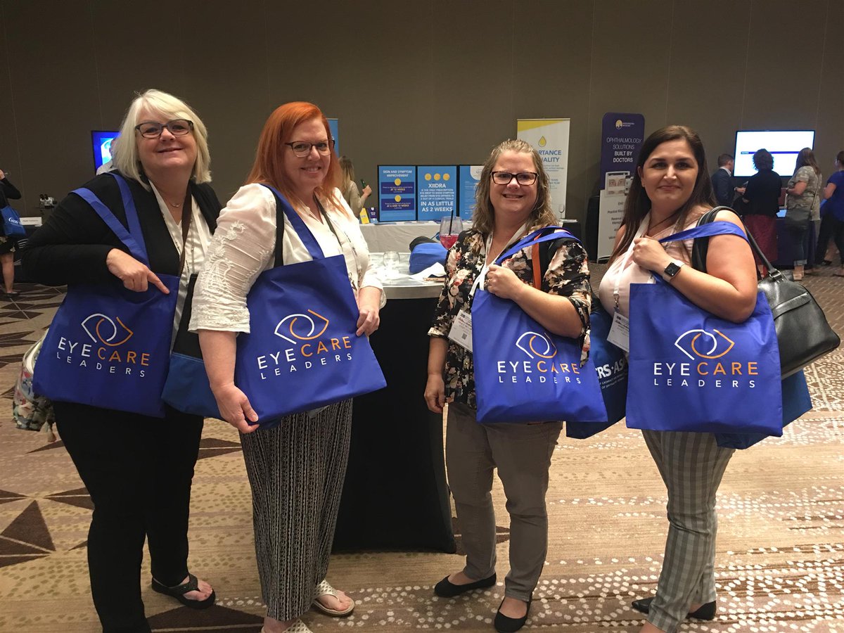 MDOfficeEMR's tweet photo. Our very own Jeanine and Cynthia made Eye Care Leaders proud at the Combined Ophthalmic Symposium this weekend. #ASCRSASOA https://t.co/tb3q3gvaox